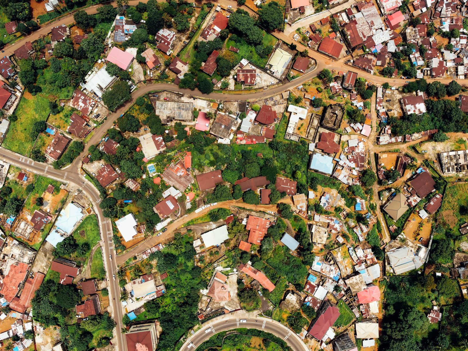 Aerial view of the metro Atlanta neighborhoods we lend in